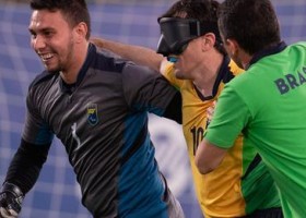 Futebol brasileiro faz festa em dose dupla no Parapan de Santiago